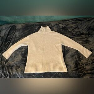 COS Chunky Cashmere Mock-Neck Sweater